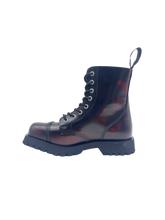 Lade das Bild in den Galerie-Viewer, Darksteyn Stiefel Schuhe 8 Eye Ranger Premium Boots Red Rot Burgundy Springerstiefel