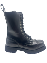 Lade das Bild in den Galerie-Viewer, Darksteyn Stiefel Schuhe 10 Eye Ranger Premium Boots Black Springerstiefel