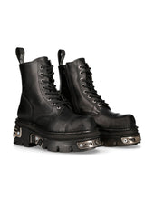 Load image into Gallery viewer, New Rock Boots Shoes Boots Platform Black METALLIC M-NEWMILI083-S36
