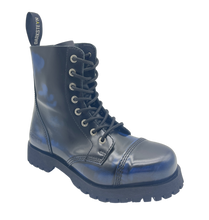 Lade das Bild in den Galerie-Viewer, Darksteyn Stiefel Schuhe 8 Eye Ranger Premium Boots Blue Blau Springerstiefel
