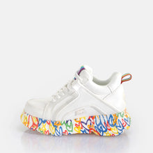 Load image into Gallery viewer, Buffalo Shoes Sneakers CLD Corin Hearts Pride Rainbow Vegan