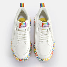 Load image into Gallery viewer, Buffalo Shoes Sneakers CLD Corin Hearts Pride Rainbow Vegan