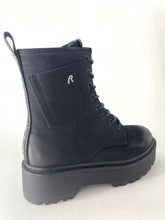 Load image into Gallery viewer, Replay Luisa Oiled 2 Shoes Zip Boots Black