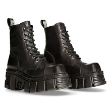 Load image into Gallery viewer, New Rock Boots genuine leather 8 holes with platform heel (soft, fine-grain leather)