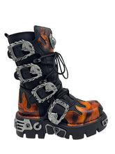 Load image into Gallery viewer, New Rock Shoes Shoes Boots Boots M.373-S4 Biker Boots Gothic Genuine Leather