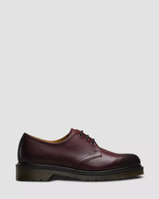 Load image into Gallery viewer, Dr. Martens 3-Loch Unisex Halbschuhe 1461 ANTIQUE TEMPERLEY Echtleder Cherry Red 21153600