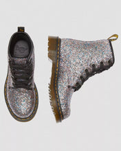 Load image into Gallery viewer, Dr. Martens 8-Loch Stiefel 1460 FARRAH GLITTER ANKLE BOOTS Chunky Glitter 25137667
