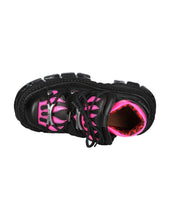 Load image into Gallery viewer, <tc>New Rock Plateau Ankle Boots Metallic M-TANK106-C2 with Tanksole Black</tc>