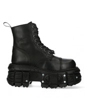 Lade das Bild in den Galerie-Viewer, New Rock Shoes Boots Stiefel TANK083-C1 Gothic Tank Collection Black Echtleder