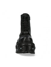 Lade das Bild in den Galerie-Viewer, New Rock Shoes Boots Stiefel TANK083-C1 Gothic Tank Collection Black Echtleder