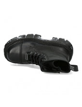 Lade das Bild in den Galerie-Viewer, New Rock Shoes Boots Stiefel TANK083-C1 Gothic Tank Collection Black Echtleder