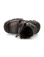 Load image into Gallery viewer, New Rock Plateau-Sandale Echtleder ANKLE BOOT BLACK TANK M-BIOS107-C3 Gladiator