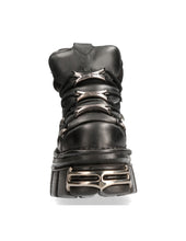 Lade das Bild in den Galerie-Viewer, New Rock Plateau Ankle Boots Metallic Tower M-106-S112