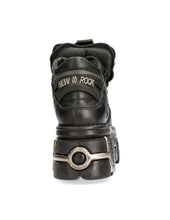 Lade das Bild in den Galerie-Viewer, New Rock Plateau Ankle Boots Metallic Tower M-106-S112