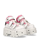 Load image into Gallery viewer, <tc>New Rock Plateau Ankle Boots Metallic M-TANK106-C2 with Tanksole Black</tc>