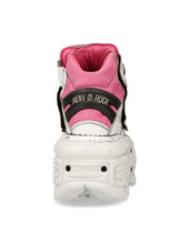 Load image into Gallery viewer, <tc>New Rock Plateau Ankle Boots Metallic M-TANK106-C2 with Tanksole Black</tc>