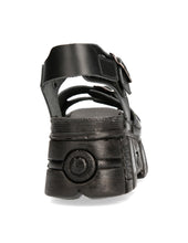 Lade das Bild in den Galerie-Viewer, New Rock Plateau-Sandale Echtleder BIO BLACK TOWER M-BIOS101SF-C1 Gladiator