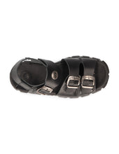 Lade das Bild in den Galerie-Viewer, New Rock Plateau-Sandale Echtleder BIO BLACK TOWER M-BIOS101SF-C1 Gladiator