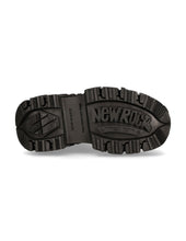 Load image into Gallery viewer, New Rock Shoes Boots Boots M-MILI084N-S5 Gothic Tank Collection Black Real Leather