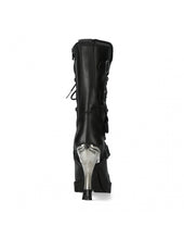 Load image into Gallery viewer, New Rock M-TR003-S1 Platform Genuine Leather Boots Black