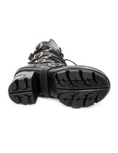 Load image into Gallery viewer, New Rock NEOTRAIL M-NEOTYRE05-S1 Platform Genuine Leather Boots Black Lily