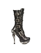 Load image into Gallery viewer, New Rock Shoes Women's Boots Boots Shoes Gothic M-MAG006-S1 Buckles Punk Skull