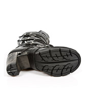 Load image into Gallery viewer, New Rock M-TR003-S1 Platform Genuine Leather Boots Black