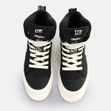 Lade das Bild in den Galerie-Viewer, Buffalo Raven Laceup Mid Sneaker High vegan, Black