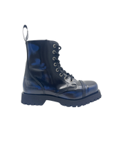 Lade das Bild in den Galerie-Viewer, Darksteyn Stiefel Schuhe 8 Eye Ranger Premium Boots Blue Blau Springerstiefel