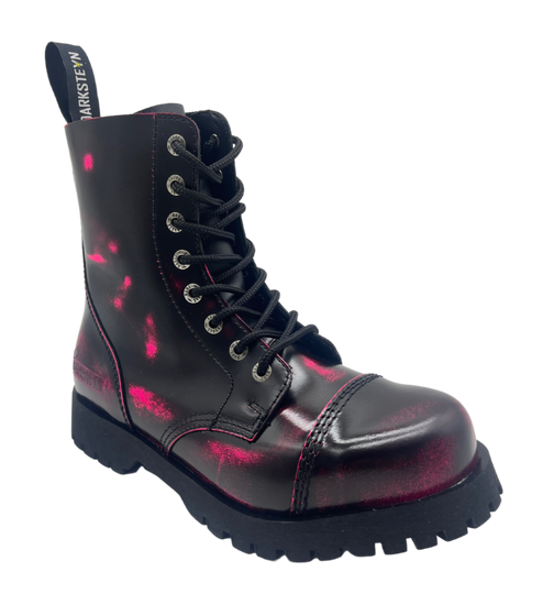 Darksteyn Stiefel Schuhe 8 Eye Ranger Premium Boots Pink Rosa Springerstiefel