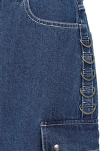 Lade das Bild in den Galerie-Viewer, Y2k Utility Demin Wide-Leg Jeans