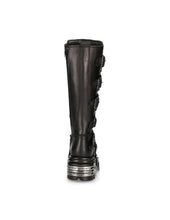 Load image into Gallery viewer, New Rock Schuhe High Boots M-272-S1 Stiefel Gothic Echtleder