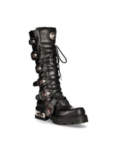 Load image into Gallery viewer, New Rock Shoes Shoes Boots Boots M-718P-C2 Gothic Genuine Leather