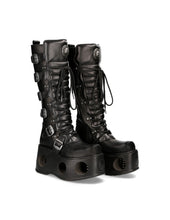 Load image into Gallery viewer, New Rock Shoes High Boots M-272-S2 Boots Gothic genuine leather with spring