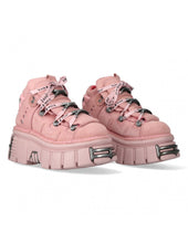 Load image into Gallery viewer, <tc>New Rock Plateau Ankle Boots Metallic M-106-C158 Pink Rosa</tc>