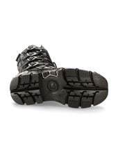 Load image into Gallery viewer, New Rock Schuhe High Boots M-272-CZ35 Stiefel Gothic Echtleder Vintage Flower Brokat