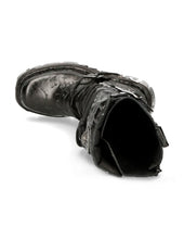 Load image into Gallery viewer, New Rock Schuhe High Boots M-272-CZ35 Stiefel Gothic Echtleder Vintage Flower Brokat
