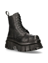 Load image into Gallery viewer, New Rock Shoes Shoes Boots Boots M-MILI083C-S58 Gothic Genuine Leather Vintage Flower