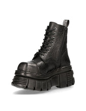 Load image into Gallery viewer, New Rock Shoes Shoes Boots Boots M-MILI083C-S58 Gothic Genuine Leather Vintage Flower