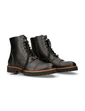 Lade das Bild in den Galerie-Viewer, New Rock M-MONTAGNA002-S1 Boots Schuhe Echtleder Black