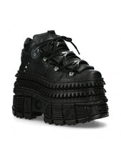 Load image into Gallery viewer, <tc>New Rock Plateau Ankle Boots Metallic M-TANK106-C2 with Tanksole Black</tc>