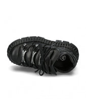 Load image into Gallery viewer, <tc>New Rock Plateau Ankle Boots Metallic M-TANK106-C2 with Tanksole Black</tc>