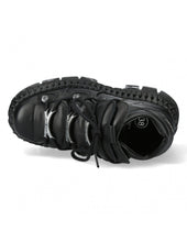 Load image into Gallery viewer, <tc>New Rock Plateau Ankle Boots Metallic M-TANK106-C2 with Tanksole Black</tc>