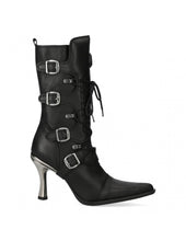 Load image into Gallery viewer, New Rock M-TR003-S1 Platform Genuine Leather Boots Black