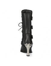 Load image into Gallery viewer, New Rock M-TR003-S1 Platform Genuine Leather Boots Black