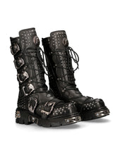 Load image into Gallery viewer, New Rock Shoes Shoes Boots Boots M-718P-C2 Gothic Genuine Leather