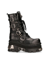 Load image into Gallery viewer, New Rock Shoes Shoes Boots Boots M.373-S4 Biker Boots Gothic Genuine Leather