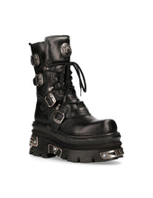 Load image into Gallery viewer, New Rock Shoes Shoes Boots Boots M.373-S4 Biker Boots Gothic Genuine Leather