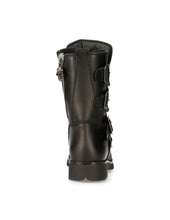 Load image into Gallery viewer, New Rock Schuhe Boots M.1473 mit Stahlkappe Stiefel Bikerstiefel Gothic Skull