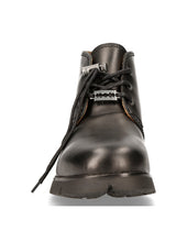 Lade das Bild in den Galerie-Viewer, New Rock M-RANGER042-S1 Boots Schuhe Echtleder Black